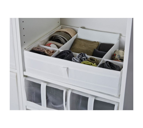 Коробка с отделениями, белая SKUBB 101.855.93