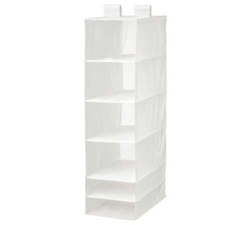 Wisząca półka, 6 przegród, biały SKUBB 002.458.80