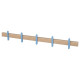 Wieszak z 5 haczykami, lita brzoza IKEA PS 2026 406.187.07