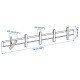 Wieszak z 5 haczykami, lita brzoza IKEA PS 2026 406.187.07
