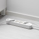 Удлинитель с 4 розетками/2 USB-портами, белый KOPPLA 003.147.41