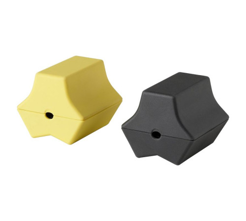 2 шт., утяжелитель для USB-кабеля, черно-желтый HAVSKÅL 405.372.83