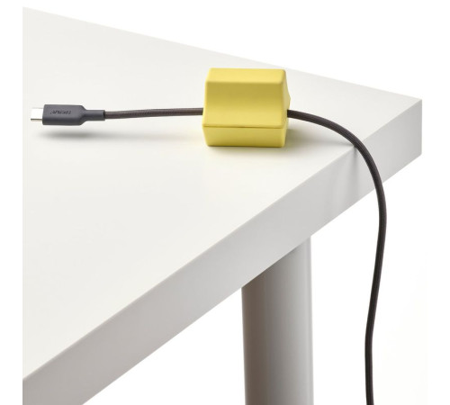 2 шт., утяжелитель для USB-кабеля, черно-желтый HAVSKÅL 405.372.83