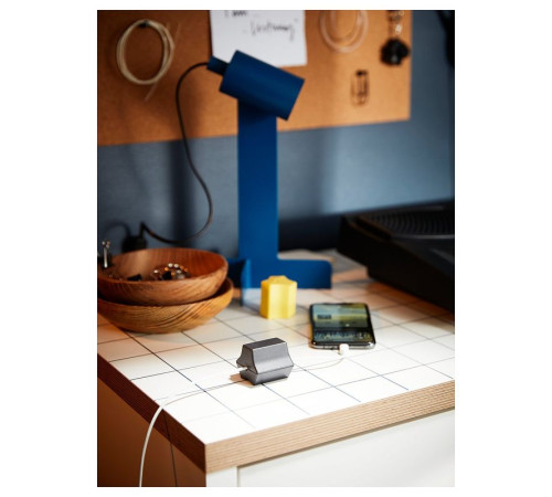 2 шт., утяжелитель для USB-кабеля, черно-желтый HAVSKÅL 405.372.83