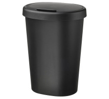 Корзина с крышкой, черная HÖLASS 005.205.00