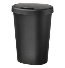 Корзина с крышкой, черная HÖLASS 005.205.00