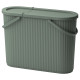 Корзина с крышкой, серо-зеленая DAMMÄNG 005.599.79