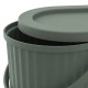 Корзина с крышкой, серо-зеленая DAMMÄNG 005.599.79