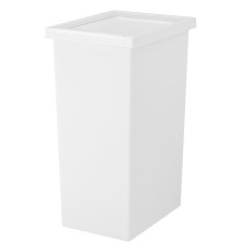 Пластиковая корзина с крышкой, белая FILUR 201.938.99
