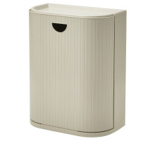 Корзина пластиковая с крышкой, серо-бежевый GÅRDSBUTIK 705.651.99