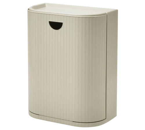 Корзина пластиковая с крышкой, серо-бежевый GÅRDSBUTIK 705.651.99