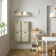 Корзина пластиковая с крышкой, серо-бежевый GÅRDSBUTIK 705.651.99