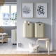 Корзина пластиковая с крышкой, серо-бежевый GÅRDSBUTIK 705.651.99