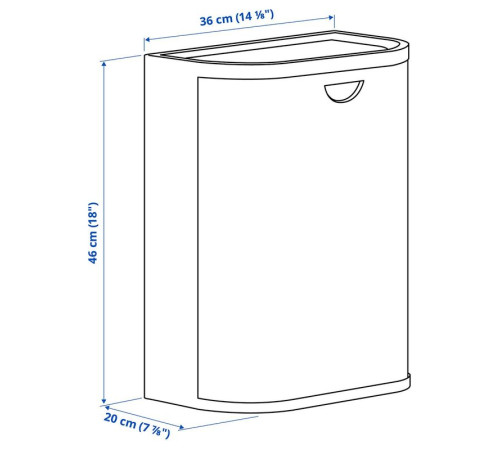 Корзина пластиковая с крышкой, серо-бежевый GÅRDSBUTIK 705.651.99