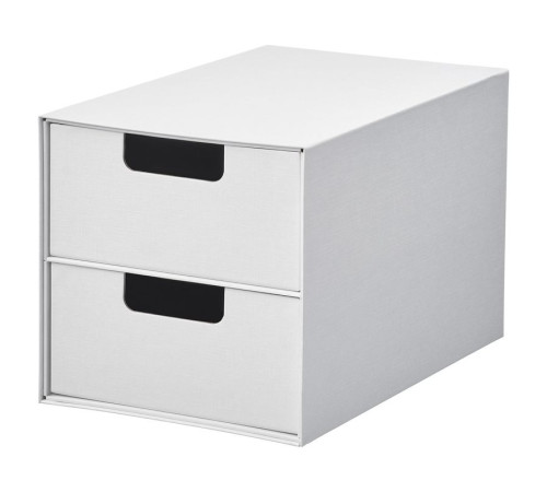 Mini komoda 2 szuflady, biały FJÄDERHARV 105.969.00