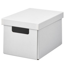 Контейнер с крышкой, белый FJÄDERHARV 305.968.95