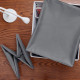 Крышка, темно-серая ткань DRÖNA 205.564.04
