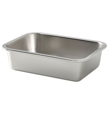 Прямоугольный контейнер для продуктов IKEA 365+ из нержавеющей стали 104.978.01