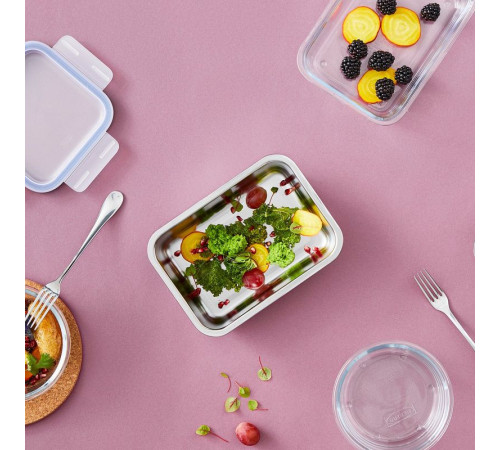 Прямоугольный контейнер для продуктов IKEA 365+ из нержавеющей стали 104.978.01