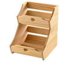 Контейнеры для еды, 2 шт., дерево, CHOKLADHAJ 406.045.74