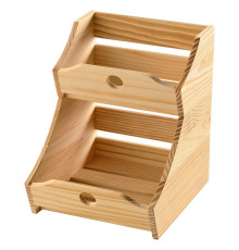 Контейнеры для еды, 2 шт., дерево, CHOKLADHAJ 406.045.74