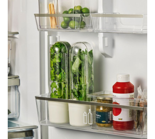 Контейнер для трав для холодильника, прозрачный KLIPPKAKTUS 606.109.94