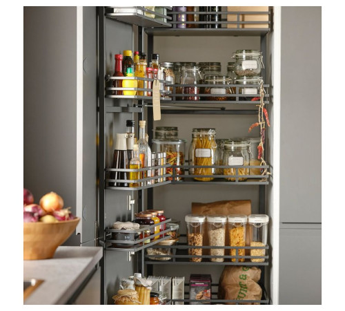 Контейнер для сухих продуктов с крышкой, прозрачный/белый, IKEA 365+ 800.667.23