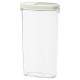 Контейнер для сухих продуктов с крышкой, прозрачный/белый, IKEA 365+ 900.667.08