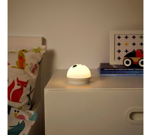 Lampka nocna LED, biały/królik na baterie KORNSNÖ 004.337.20