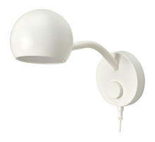 Lampa ścienna LED, można przyciemniać/biały KORVSNÖRE 006.085.45
