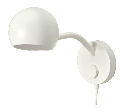 Lampa ścienna LED, można przyciemniać/biały KORVSNÖRE 006.085.45