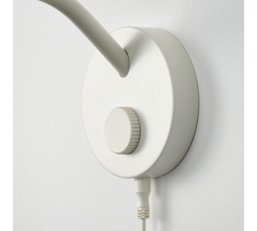 Lampa ścienna LED, można przyciemniać/biały KORVSNÖRE 006.085.45