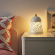 Lampa stołowa LED, biały/kolor mosiądzu SOLSKUR 104.245.17
