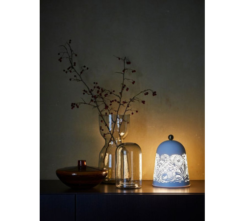 Lampa stołowa LED, biały/kolor mosiądzu SOLSKUR 104.245.17