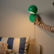 Lampa ścienna LED, można przyciemniać/zielony KORVSNÖRE 406.287.06