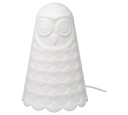 Lampa stołowa LED, biały/sowa SOLBO 603.478.47
