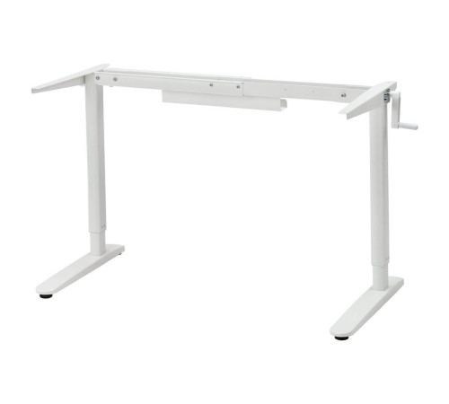 Podstawa sit/stand blatu, biały RELATERA 805.403.06