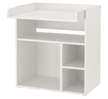 Stół do przewijania/biurko, biały SMÅSTAD 605.949.46