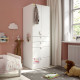 Szafa, biały biały/z 4 szufladami SMÅSTAD / PLATSA 694.283.25