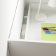 Biurko, biały biała rama/z 2 szufladami SMÅSTAD 695.832.17