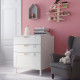 Komoda, 3 szuflady, biały biały/biała rama SMÅSTAD / PLATSA 793.875.84