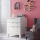 Komoda, 3 szuflady, biały biały/biała rama SMÅSTAD / PLATSA 793.875.84