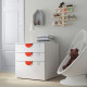 Komoda, 3 szuflady, biały/biały SMÅSTAD / PLATSA 993.875.21