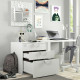 Komoda, 3 szuflady, biały/biały SMÅSTAD / PLATSA 993.875.21