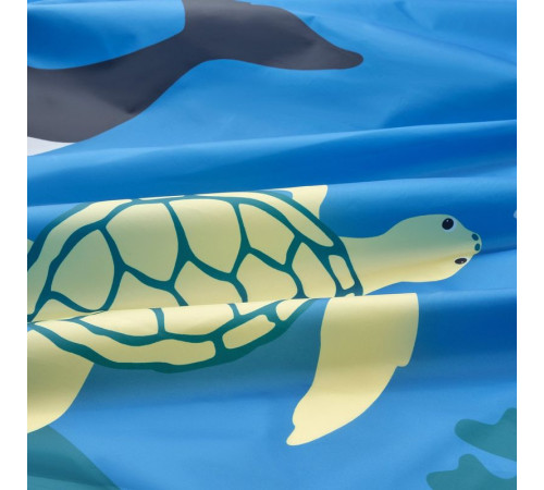 Baldachim, wzór zwierzęta oceanu KURA 405.284.48
