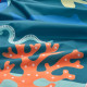 Baldachim, wzór zwierzęta oceanu KURA 405.284.48
