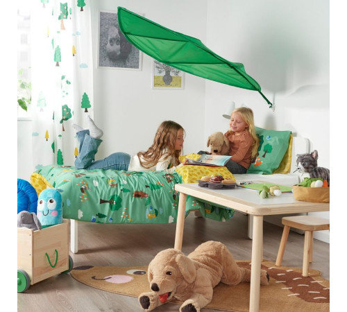 Baldachim, liść/zielony LÖVA 805.421.26