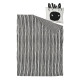 Poszwa na kołdrę i poszewka, czarny biały/zebra NATTHÄGER 405.953.10