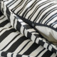 Poszwa na kołdrę i poszewka, czarny biały/zebra NATTHÄGER 405.953.10