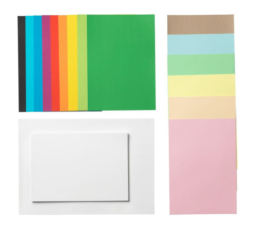 Papier, różne kolory/różne rozmiary MÅLA 301.933.23